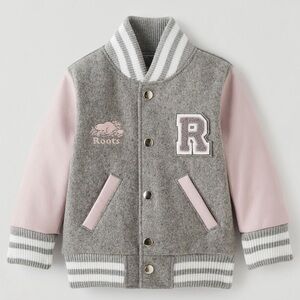 NWT Kids Roots Varsity Jacket 5T